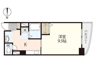 第二オーシャンハイツ【5階】の間取り