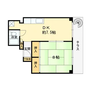 ホーク源【1階】の間取り