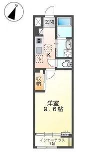 ベル アメニティ【1階】の間取り