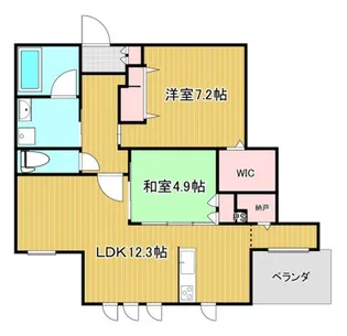 Ever Green 鶴瀬【2階】の間取り