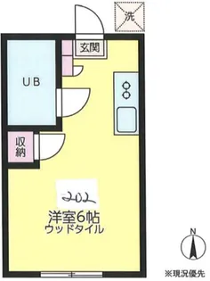 PAN八幡山【2階】の間取り