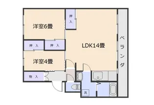 サルヴァトーレ伊敷【3階】の間取り