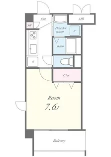 フランディル(品川区)【3階】の間取り