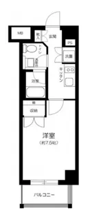 LAアース西小山【3階】の間取り