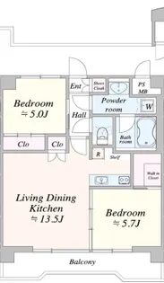 TIMELESS麻布十番【4階】の間取り