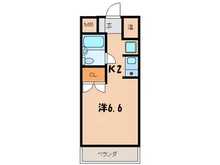 スミックスコ-ポ宝生【4階】の間取り