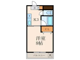 Bergamotto足立【3階】の間取り