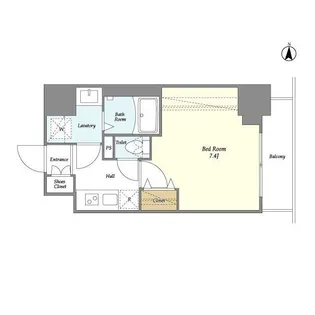 TSレジデンス北上野【7階】の間取り