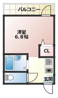 ノーブルハイム樽屋町【2階】の間取り