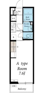 リブリ・ライトラージ【1階】の間取り