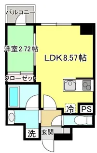 APPLE原町【7階】の間取り