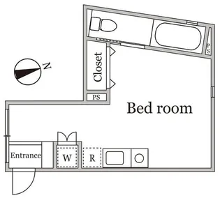 EAST RISE 由比ガ浜B【1階】の間取り