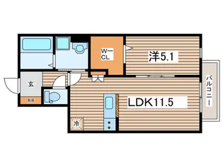 ディアオールIII【2階】の間取り