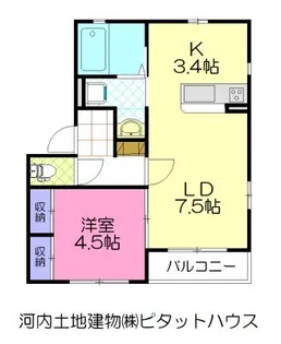 シュエット A【2階】の間取り