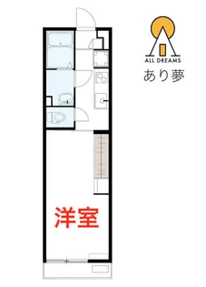 リブリ・HALEKULANIII【1階】の間取り