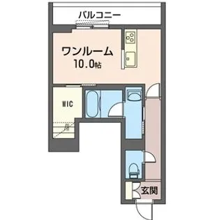 エムフェリス【3階】の間取り