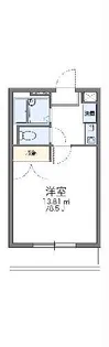 レオパレスミヤケ【1階】の間取り