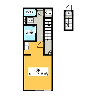 ルミエール美園【2階】の間取り