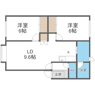 イーストビレッジ【2階】の間取り