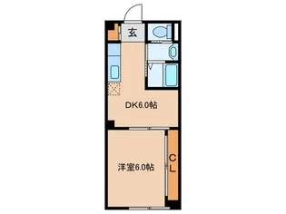 サンオーク大山【1階】の間取り