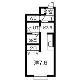 ラディーチェ【1階】の間取り