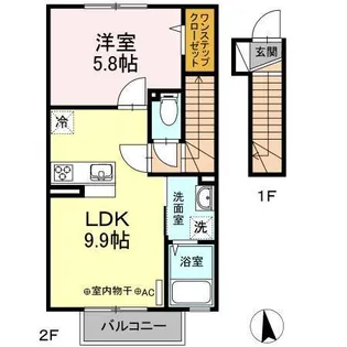グランドルフ【2階】の間取り