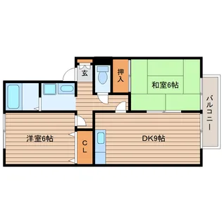 ヒルサイドテラスE棟【1階】の間取り