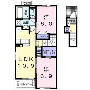 ポミエの間取り