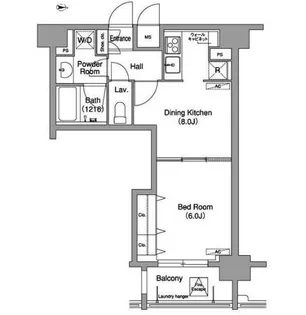 コンフォリア下北沢【6階】の間取り