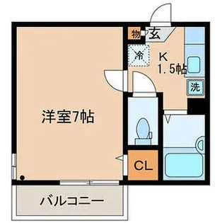 ディアグレース大森【2階】の間取り