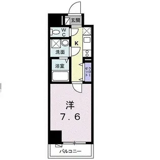 プレジール シナガワ【5階】の間取り