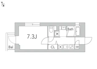 GranDuo西荻窪【1階】の間取り