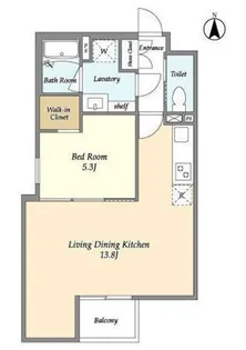NOZOMIO吉祥寺【3階】の間取り