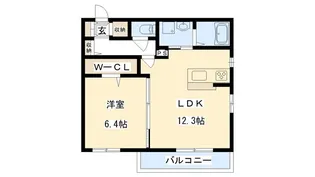 メゾン・パルク【1階】の間取り