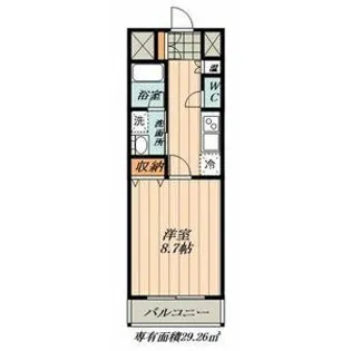 Castle Hills 柳ヶ瀬(キャッスルヒルズヤナガセ)【12階】の間取り