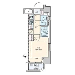 ロアール武蔵新城【2階】の間取り