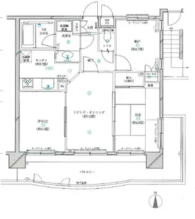 マイキャッスル八王子万町【7階】の間取り