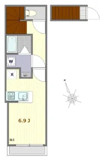 AMATERRACE馬込【2階】の間取り