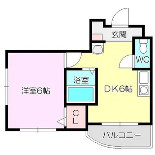 メイト瑞光【5階】の間取り