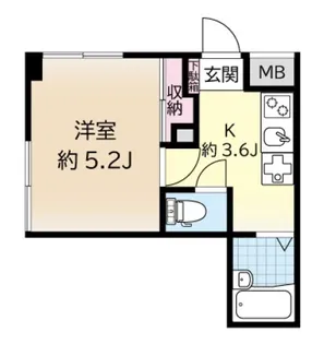 鷺沼セントラルハイツ【1階】の間取り