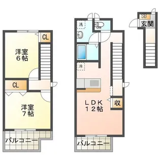 マオリッツ【3階】の間取り
