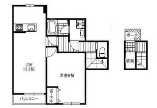ポネ平和の森I【2階】の間取り