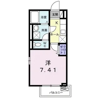 グリシーヌ【2階】の間取り