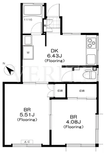 千春荘【1階】の間取り