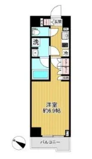 ルーブル川崎上平間弐番館【5階】の間取り