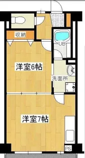 ランドスケイプアーバンストリート【7階】の間取り