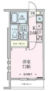 グレイスコート吉祥寺【1階】の間取り