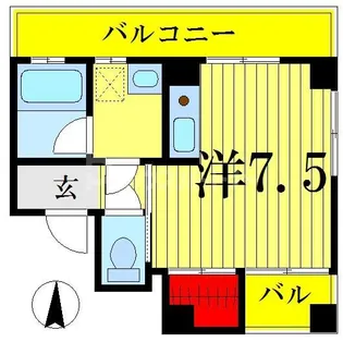 アンプルミエール【3階】の間取り