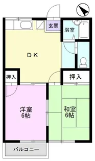 グリーンハイツ坂本【2階】の間取り