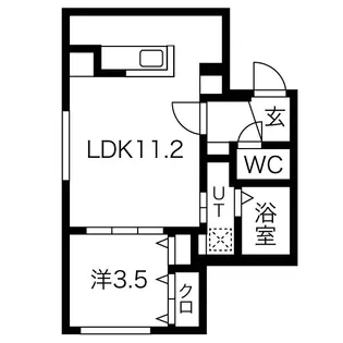 Seleccao南郷(セレソン南郷)【2階】の間取り